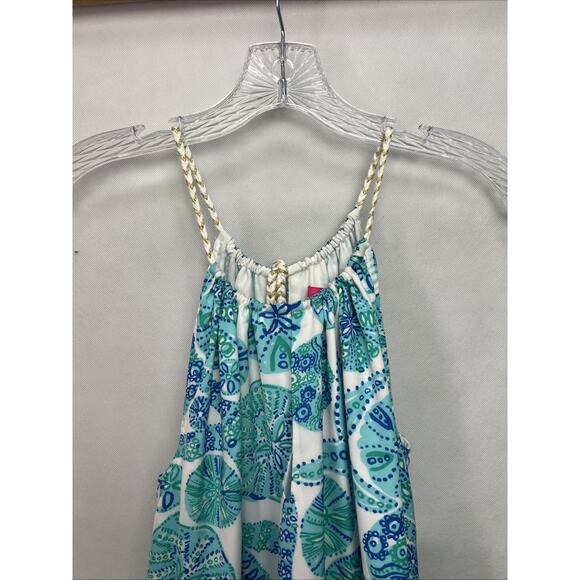 LILLY PULITZER For Target Womens XS Strapless MAXI DRESS Beachy - Picture 4 of 10